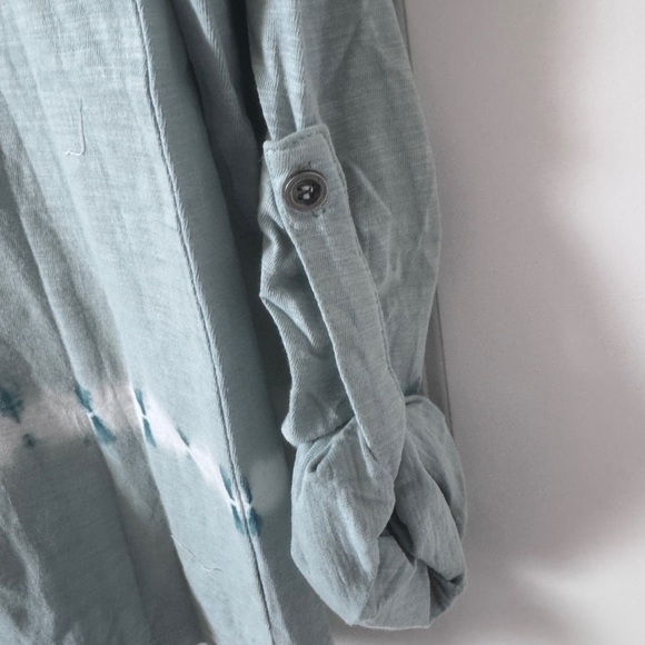 NWT Hem & Thread Sage Tie-Dye Blouse Size Small - Picture 5 of 5